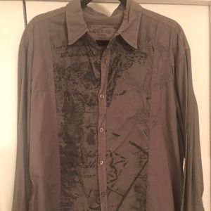 Guess casual button up shirt. XXL
